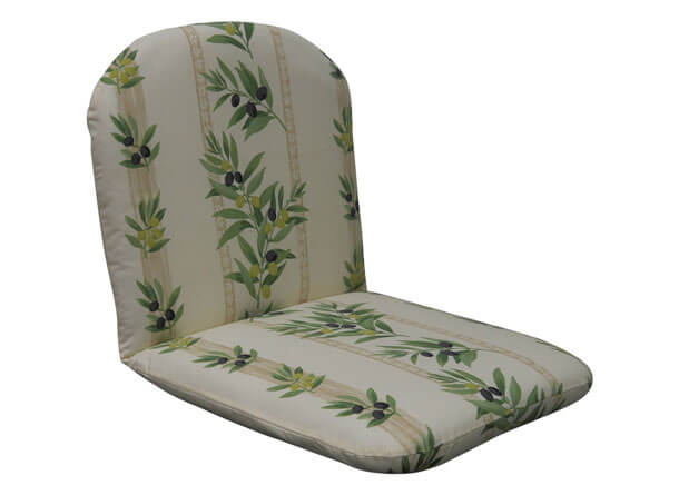 Cuscino sedia con schienale basso Oliva